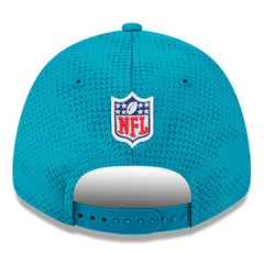 Jacksonville Jaguars New Era 2024 Sideline 9FORTY Stretch-Snap Hat - Teal cheap