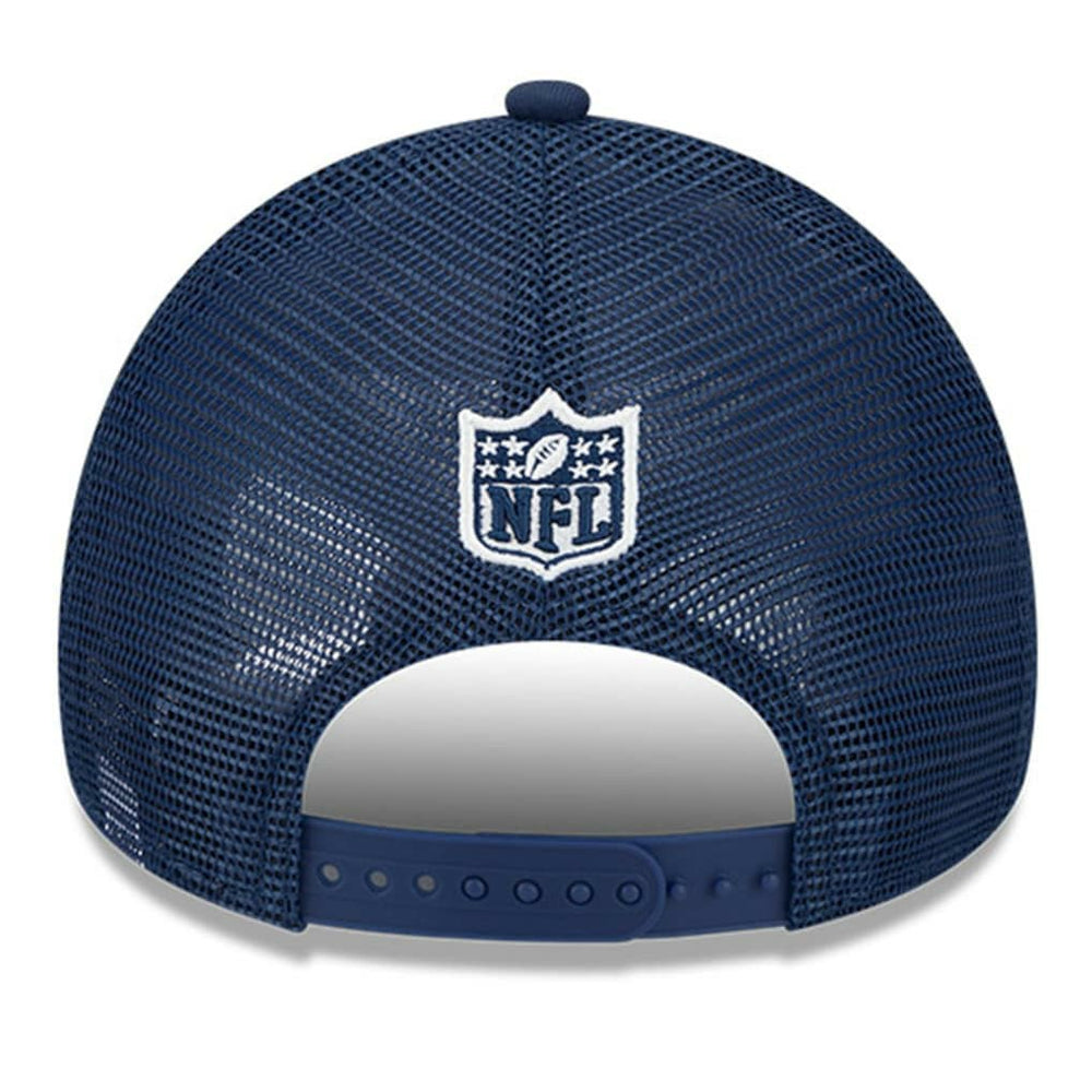 Dallas Cowboys New Era 2024 Sideline Historic 9FORTY A-Frame Trucker Adjustable Hat - Stone/Navy online