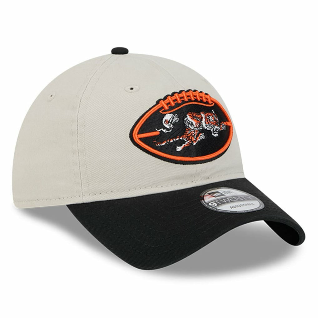 Cincinnati Bengals New Era 2024 Sideline Historic 9TWENTY Adjustable Hat - Stone/Black sale