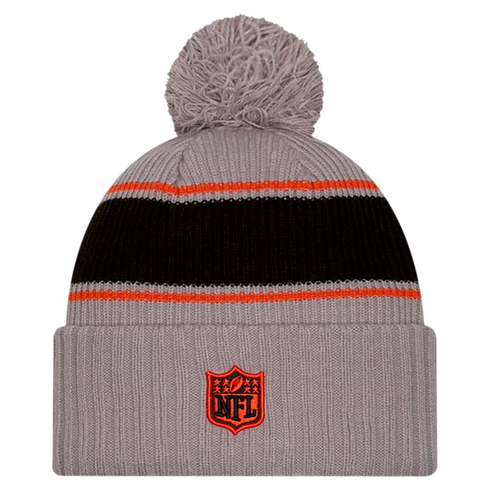 Cincinnati Bengals New Era 2024 Sideline Sport Cuffed Knit Hat with Pom - Gray online