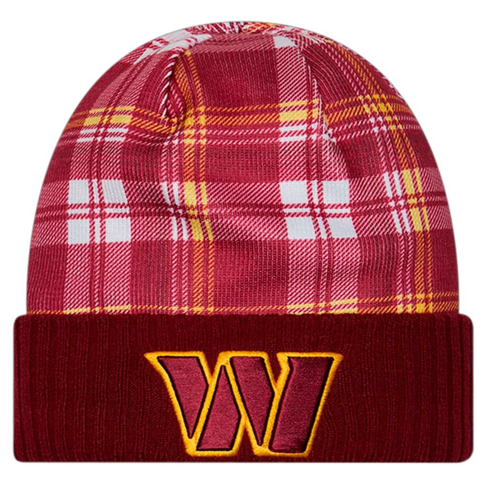 Washington Commanders New Era Sideline Statement Cuffed Knit Hat - Burgundy sale