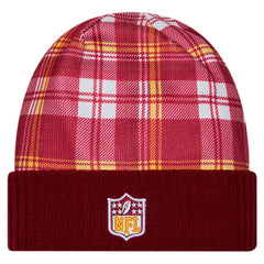 Washington Commanders New Era Sideline Statement Cuffed Knit Hat - Burgundy sale