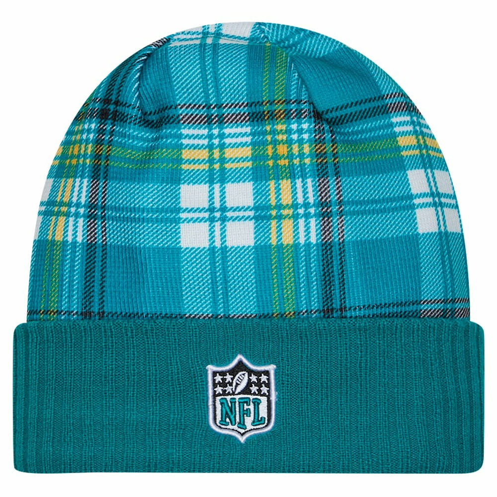 Jacksonville Jaguars New Era Sideline Statement Cuffed Knit Hat - Teal sale