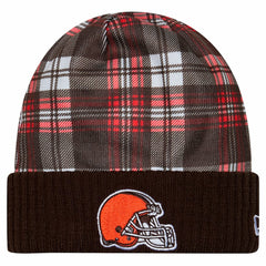Cleveland Browns New Era Sideline Statement Cuffed Knit Hat - Brown online