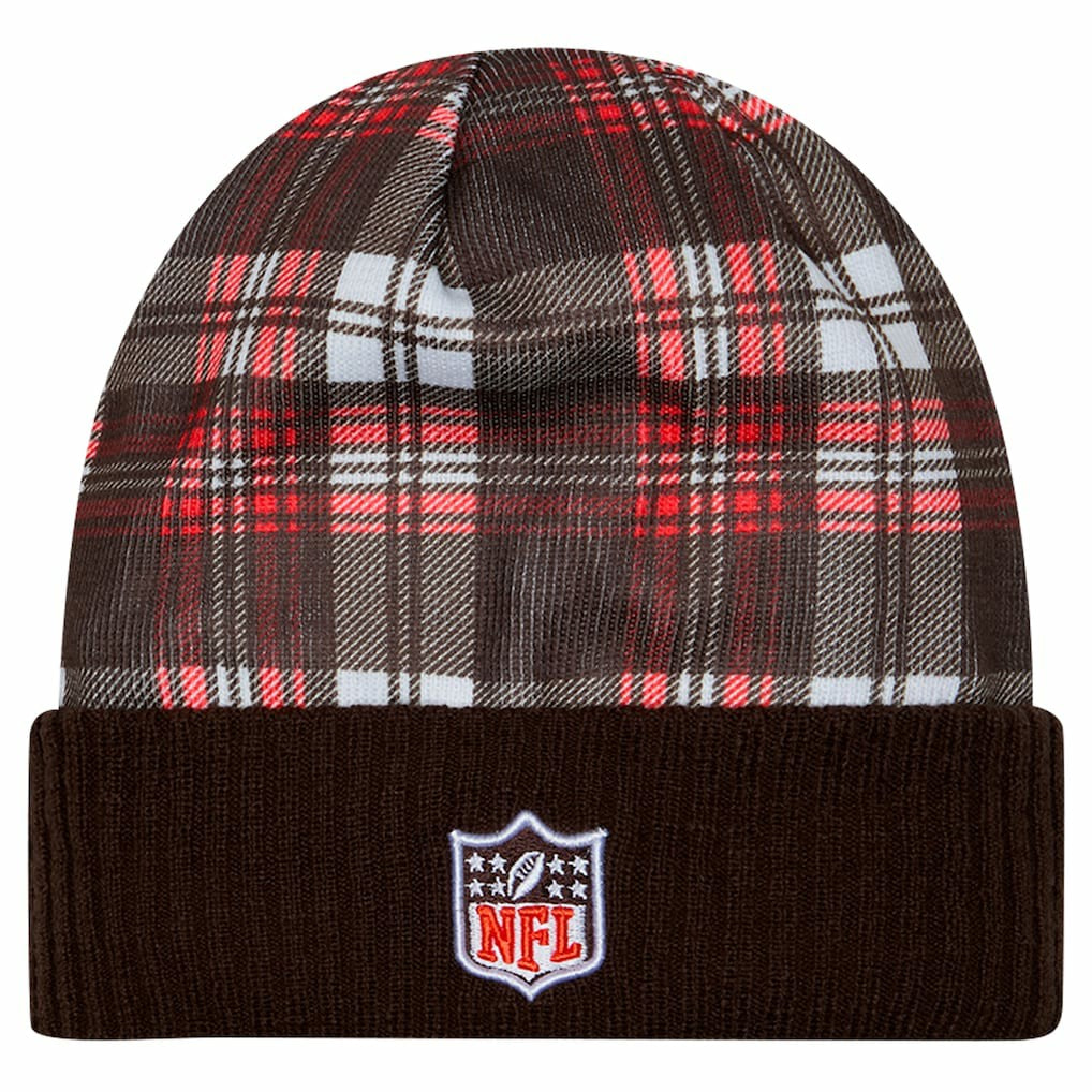 Cleveland Browns New Era Sideline Statement Cuffed Knit Hat - Brown online