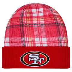 San Francisco 49ers New Era Sideline Statement Cuffed Knit Hat - Scarlet on sale