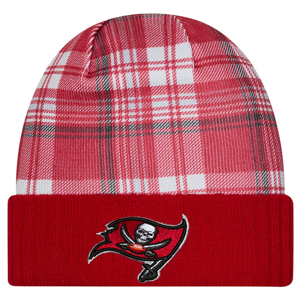 Tampa Bay Buccaneers New Era Sideline Statement Cuffed Knit Hat - Red on sale