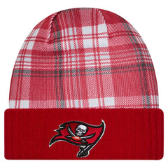 Tampa Bay Buccaneers New Era Sideline Statement Cuffed Knit Hat - Red on sale
