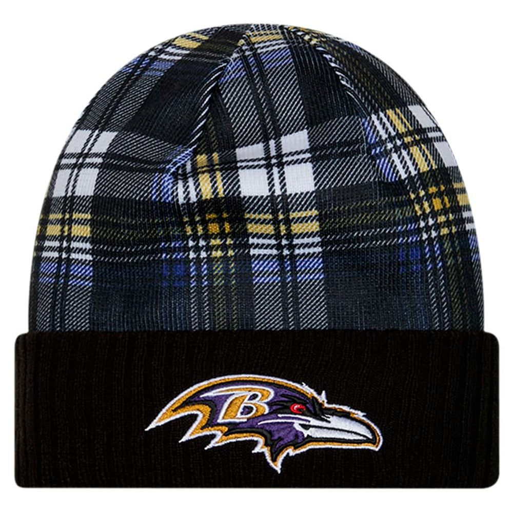 Baltimore Ravens New Era Sideline Statement Cuffed Knit Hat - Black cheap
