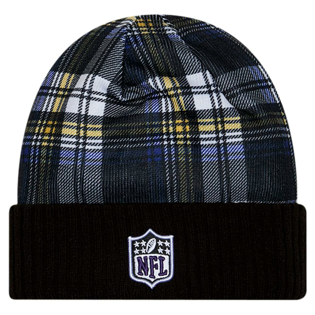 Baltimore Ravens New Era Sideline Statement Cuffed Knit Hat - Black cheap