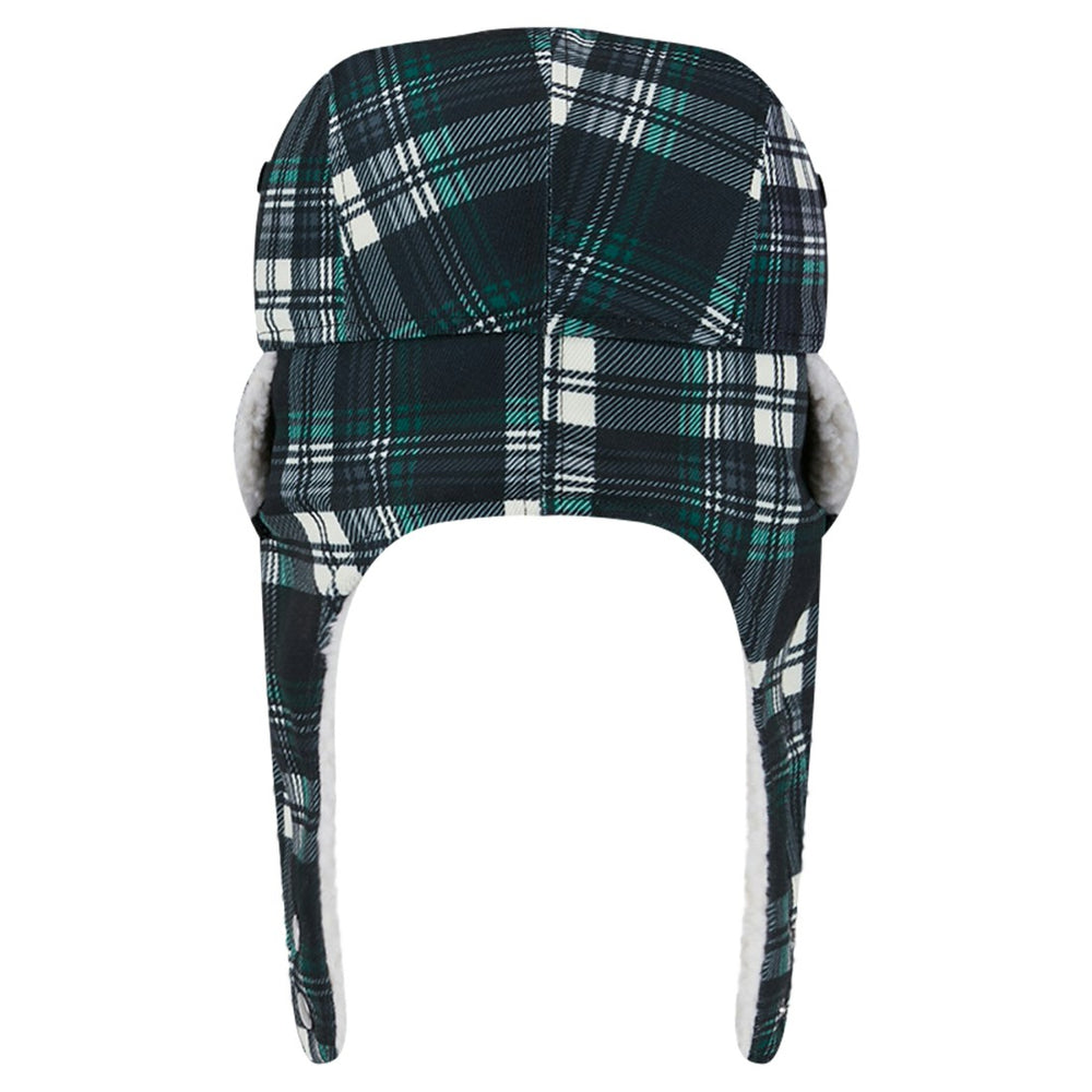 New York Jets New Era Sideline Plaid Sherpa Trapper Hat - Black discount