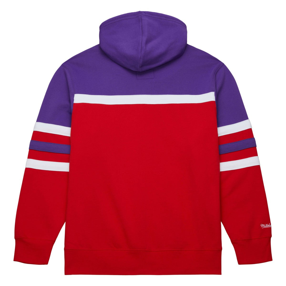 Toronto Raptors Head Coach Pullover Hoodie - Red/Purple | Mitchell & Ness for sale