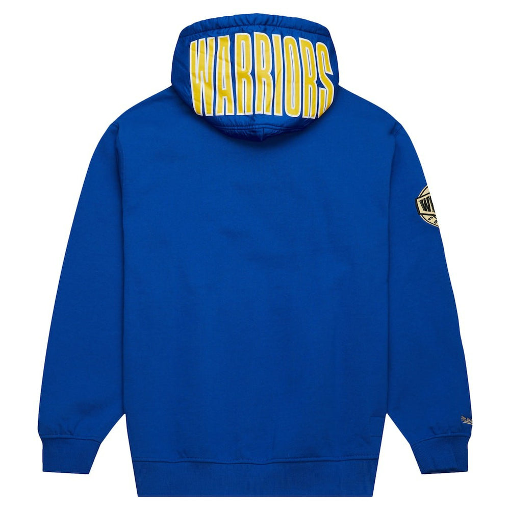 Golden State Warriors Team OG 2.0 Vintage Logo Fleece Pullover Hoodie sale - Royal | Mitchell & Ness outlet