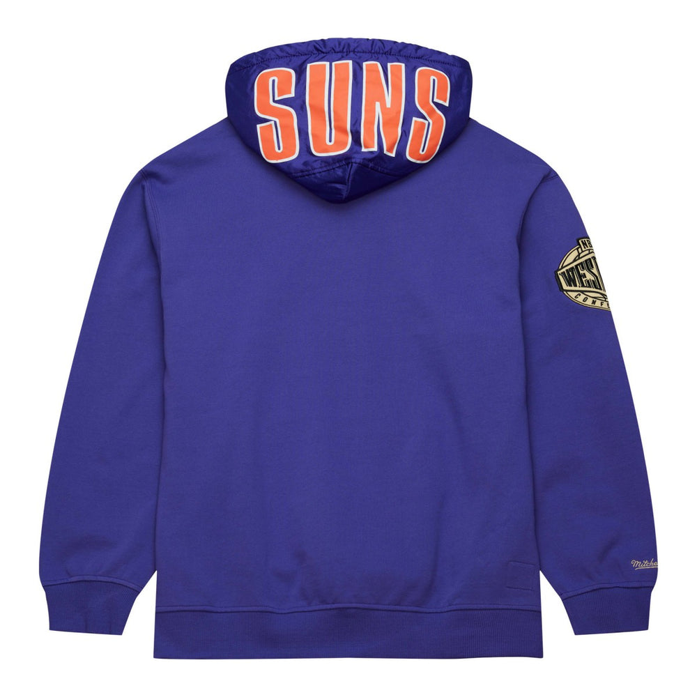 Phoenix Suns Team OG 2.0 Vintage Logo Fleece Pullover Hoodie - Purple | Mitchell & Ness online