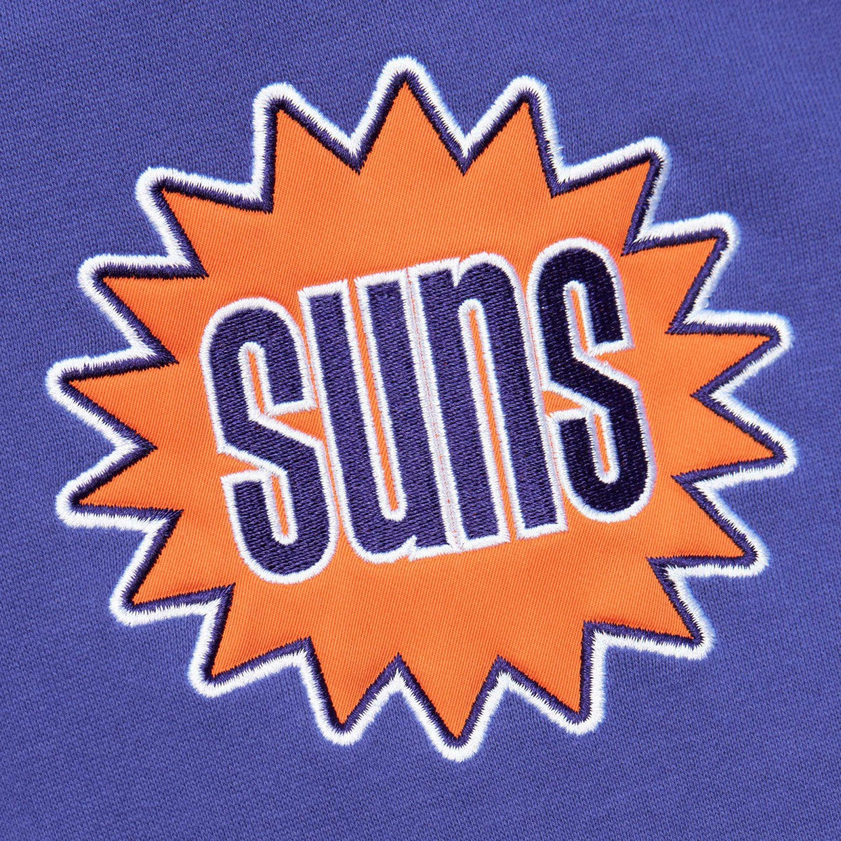 Phoenix Suns Team OG 2.0 Vintage Logo Fleece Pullover Hoodie - Purple | Mitchell & Ness online