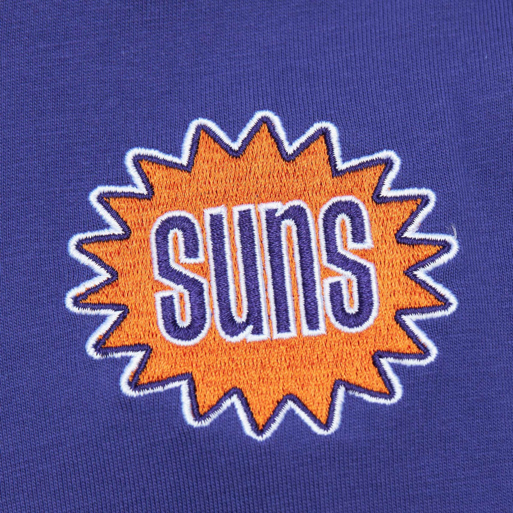 Phoenix Suns Hardwood Classics Team OG 2.0 Premium Vintage Logo T-Shirt - Purple | Mitchell & Ness on sale