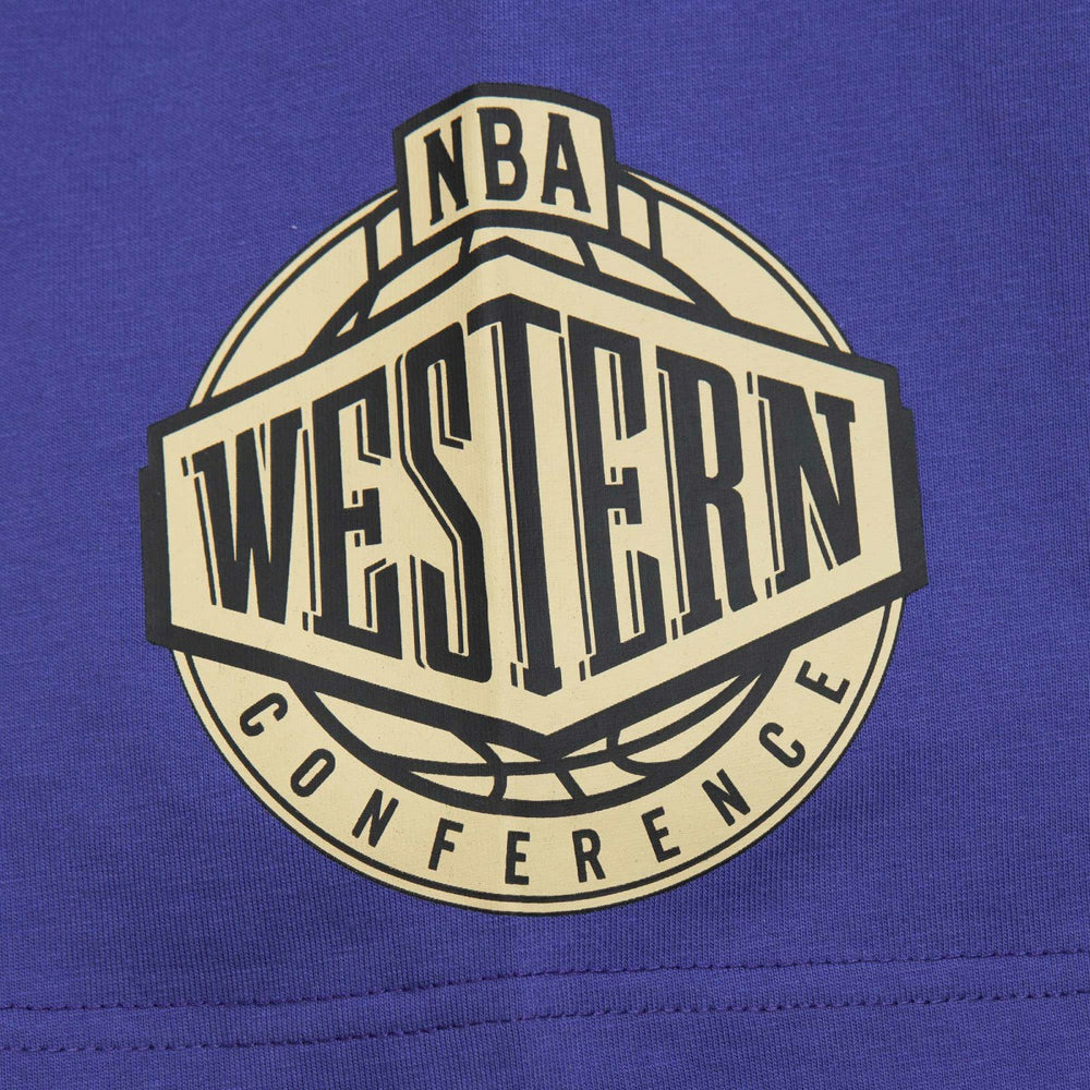 Phoenix Suns Hardwood Classics Team OG 2.0 Premium Vintage Logo T-Shirt - Purple | Mitchell & Ness on sale