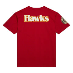 Atlanta Hawks Hardwood Classics Team OG 2.0 Premium Vintage Logo T-Shirt - Red | Mitchell & Ness outlet