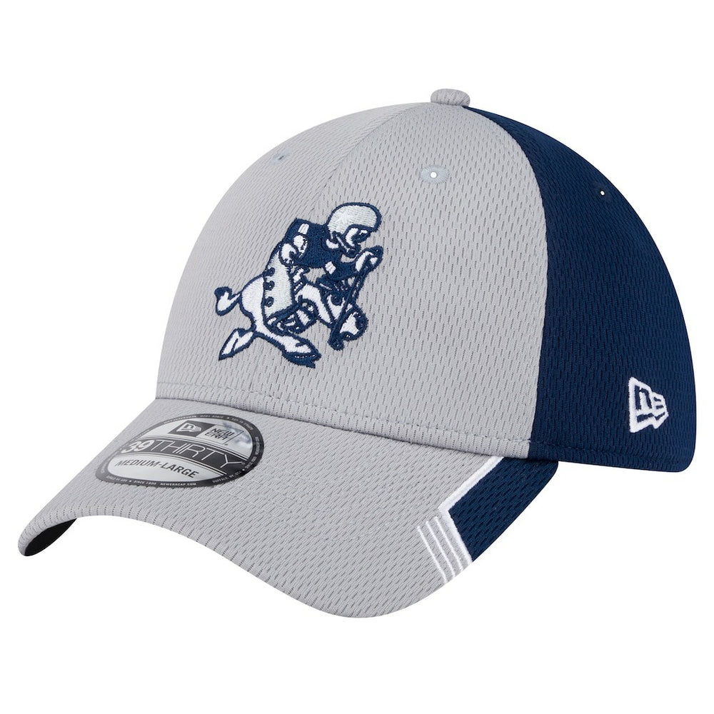 New Era Dallas Cowboys Gray Retro Joe Active Visor Trim 39THIRTY Flex Hat outlet