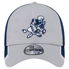 New Era Dallas Cowboys Gray Retro Joe Active Visor Trim 39THIRTY Flex Hat outlet