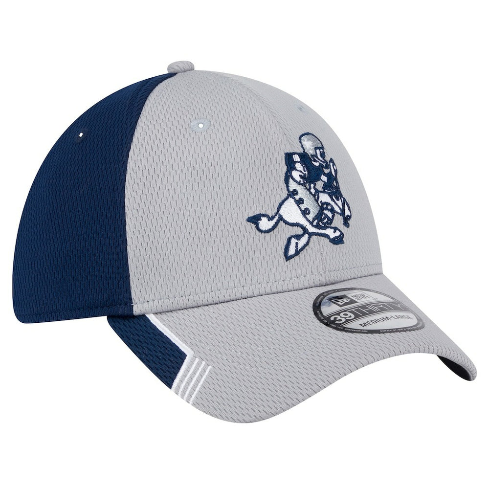New Era Dallas Cowboys Gray Retro Joe Active Visor Trim 39THIRTY Flex Hat outlet