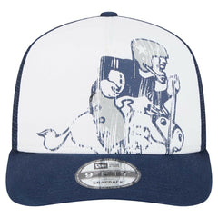 New Era Dallas Cowboys Distressed 9FIFTY A-Frame Snapback Hat - White/Navy for sale