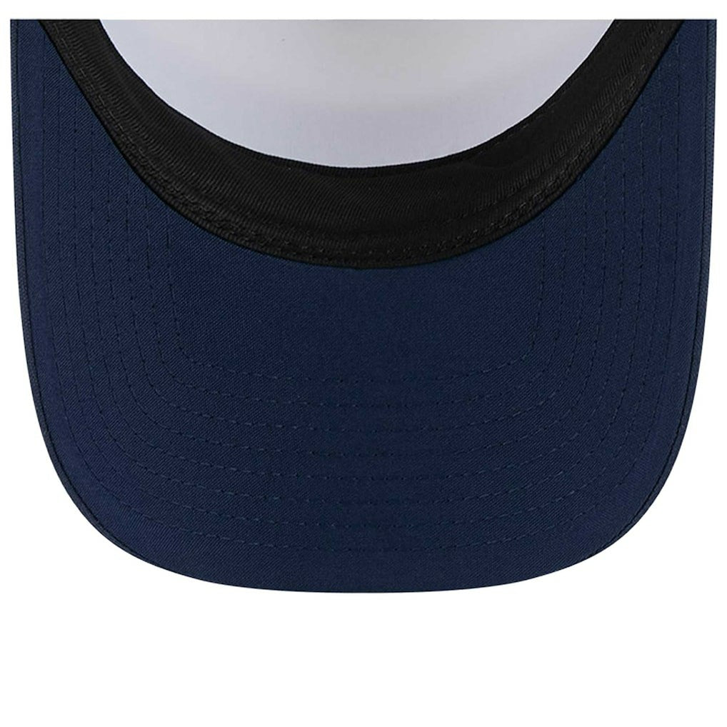 Dallas Cowboys New Era Sport Night Color Block 9FORTY A-Frame Trucker Adjustable Hat - White/Navy on sale