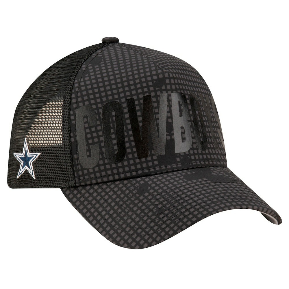 Dallas Cowboys New Era Midnight Ink Tonal A-Frame 9FORTY Adjustable Hat - Graphite sale