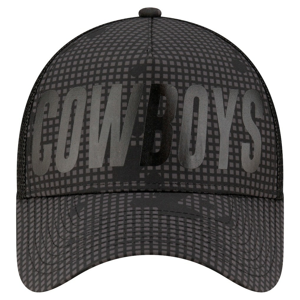Dallas Cowboys New Era Midnight Ink Tonal A-Frame 9FORTY Adjustable Hat - Graphite sale