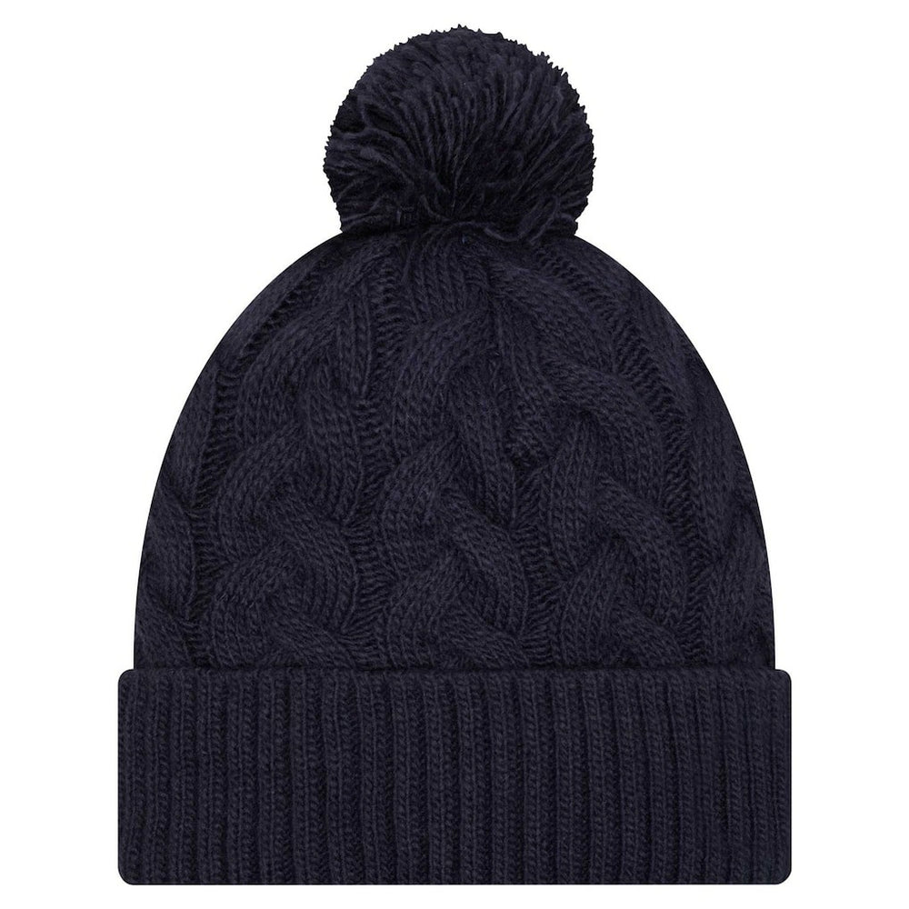 Dallas Cowboys New Era Women's Cable Knit Hat with Pom - Navy on sale