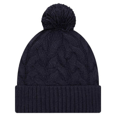 Dallas Cowboys New Era Women's Cable Knit Hat with Pom - Navy on sale