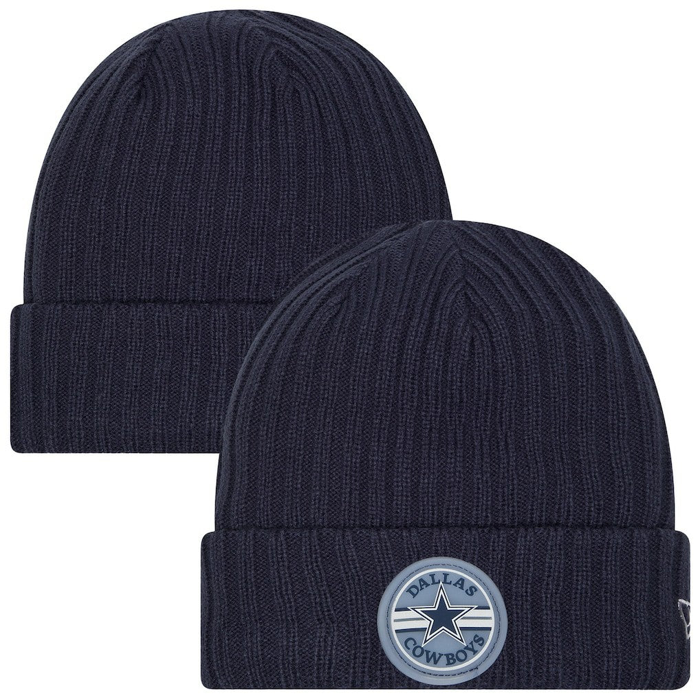 Dallas Cowboys New Era Sport Night Cuffed Knit Hat - Navy cheap