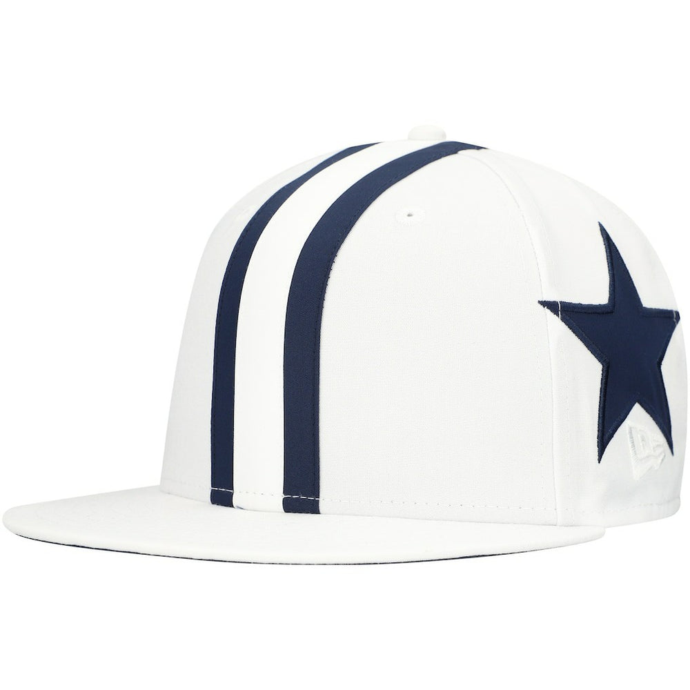 Dallas Cowboys New Era Helmet 9FIFTY Snapback Hat - White sale