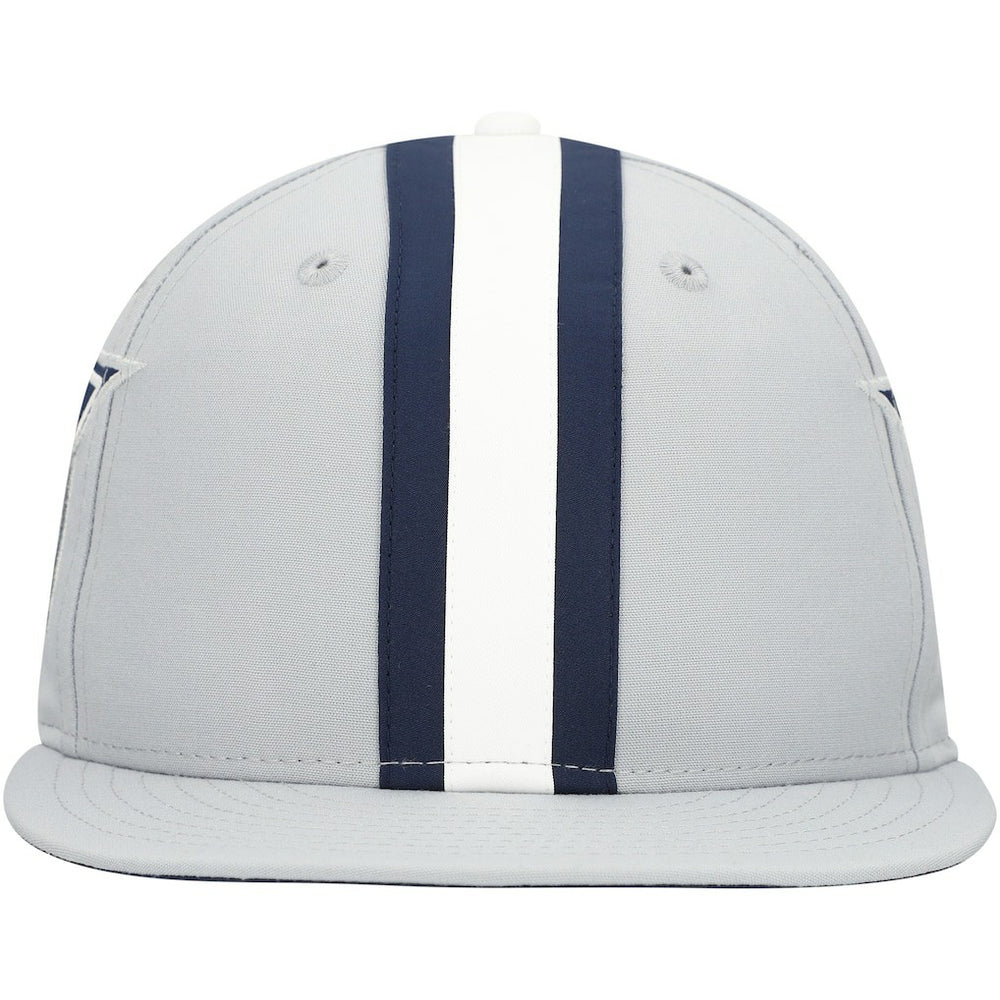 Dallas Cowboys New Era Helmet 9FIFTY Snapback Hat - Gray for sale