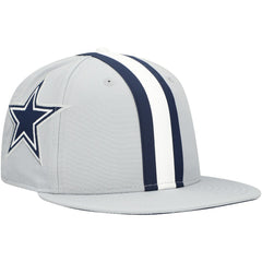 Dallas Cowboys New Era Helmet 9FIFTY Snapback Hat - Gray for sale