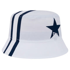 Dallas Cowboys New Era Helmet Bucket Hat - White sale