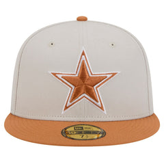Dallas Cowboys New Era Two-Tone Color Pack 59FIFTY Fitted Hat - Stone/Brown online