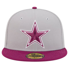 Dallas Cowboys New Era Two-Tone Color Pack 59FIFTY Fitted Hat - Gray/Purple cheap