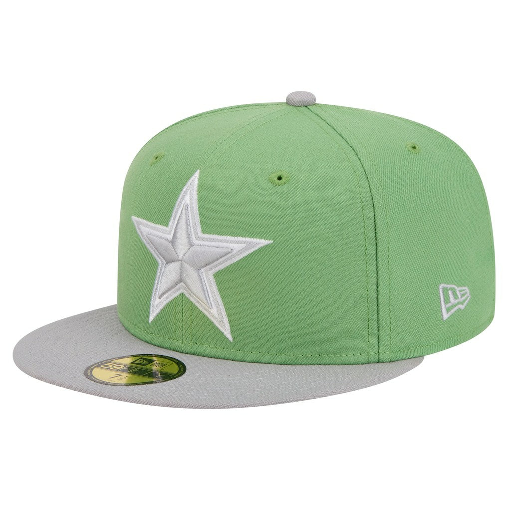 Dallas Cowboys New Era Two-Tone Color Pack 59FIFTY Fitted Hat - Green/Gray on sale