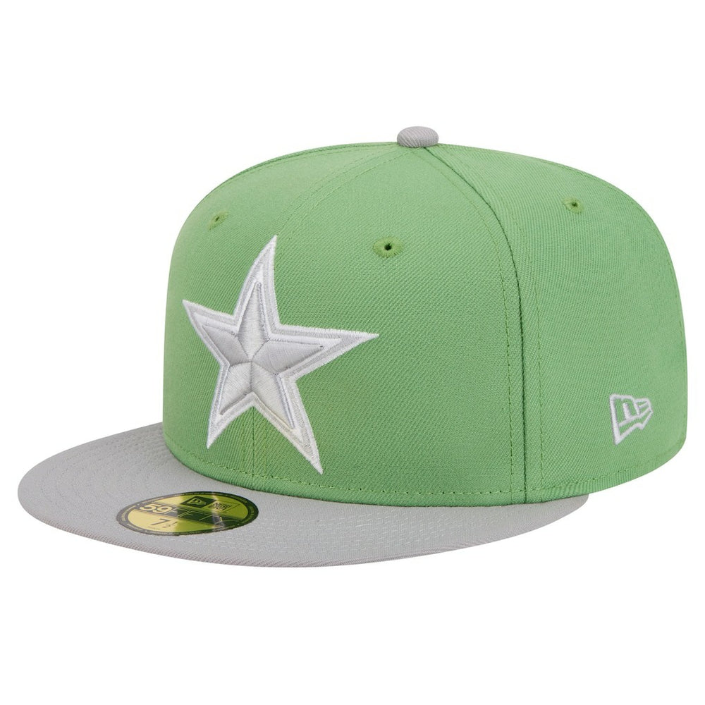 Dallas Cowboys New Era Two-Tone Color Pack 59FIFTY Fitted Hat - Green/Gray on sale
