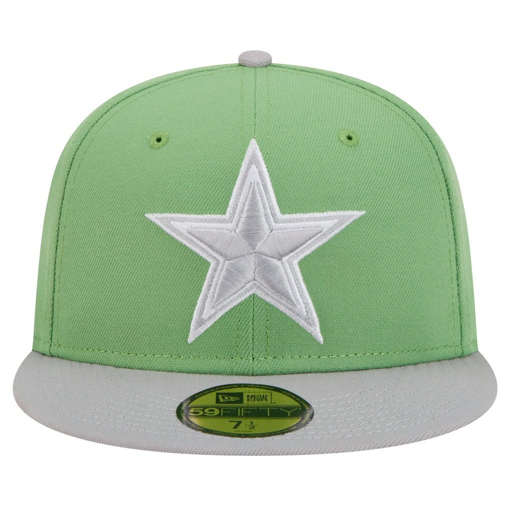 Dallas Cowboys New Era Two-Tone Color Pack 59FIFTY Fitted Hat - Green/Gray on sale