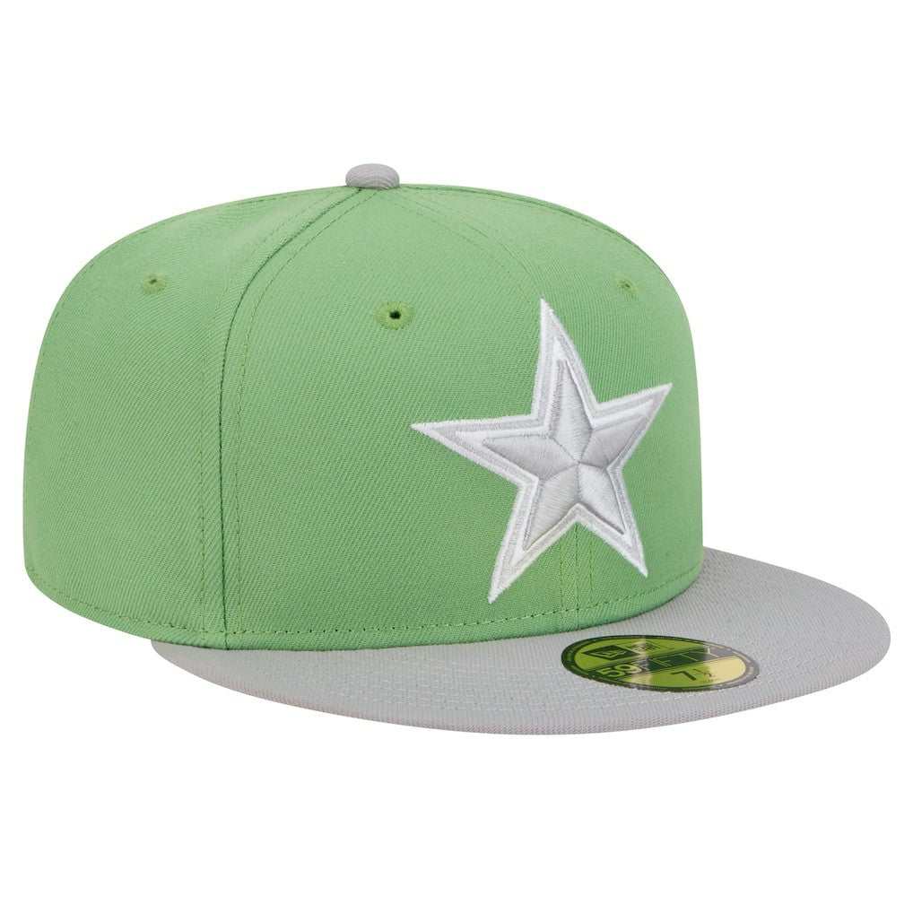 Dallas Cowboys New Era Two-Tone Color Pack 59FIFTY Fitted Hat - Green/Gray on sale