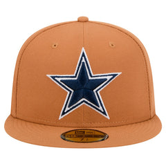 Dallas Cowboys New Era Color Pack Side Patch 59FIFTY Fitted Hat - Brown for sale
