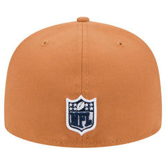 Dallas Cowboys New Era Color Pack Side Patch 59FIFTY Fitted Hat - Brown for sale
