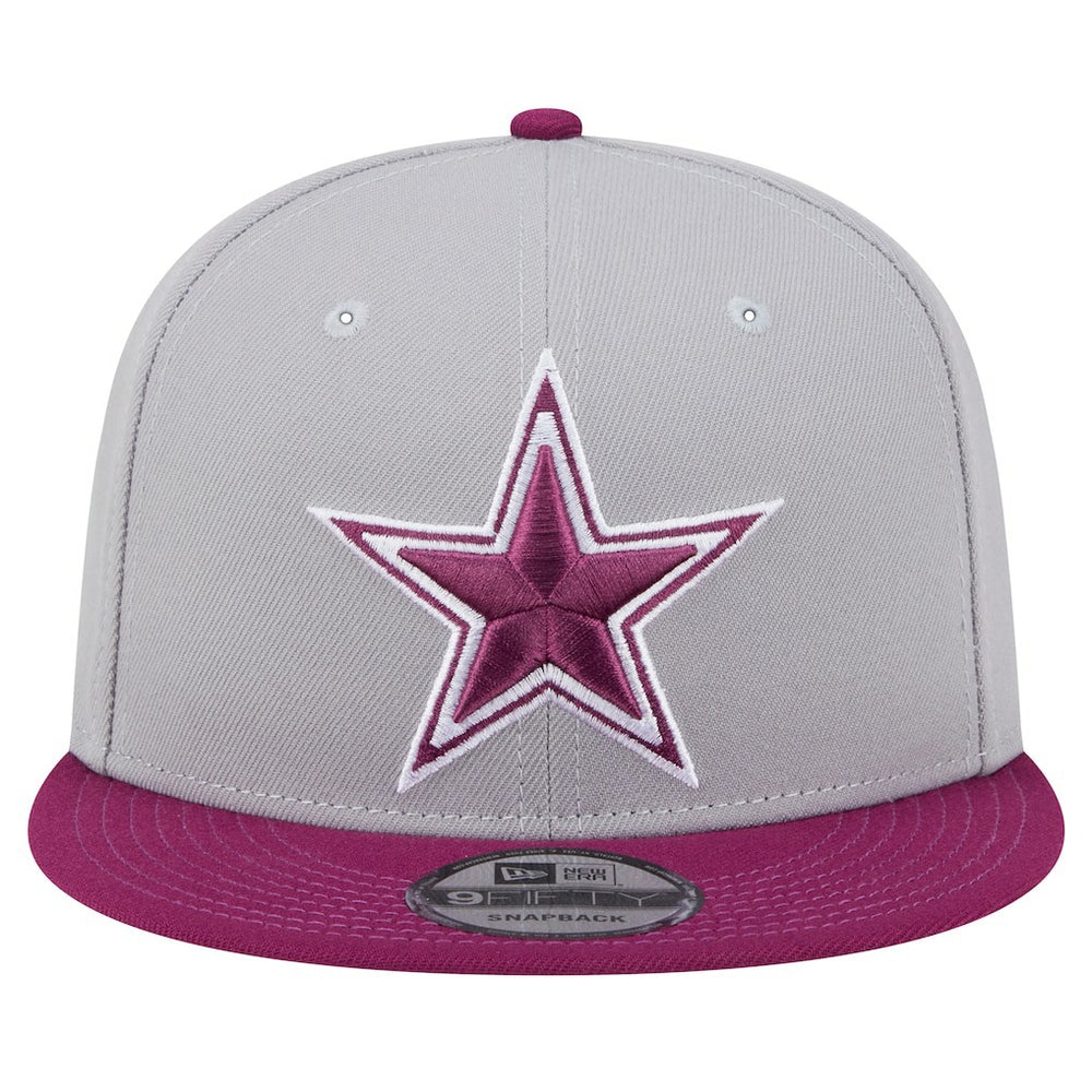 Dallas Cowboys New Era Two-Tone Color Pack 9FIFTY Snapback Hat - Gray for sale