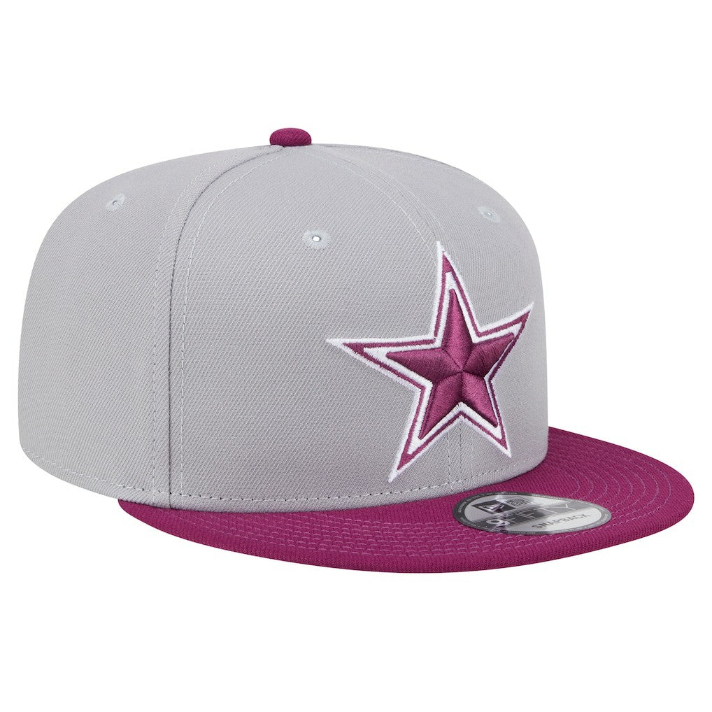 Dallas Cowboys New Era Two-Tone Color Pack 9FIFTY Snapback Hat - Gray for sale