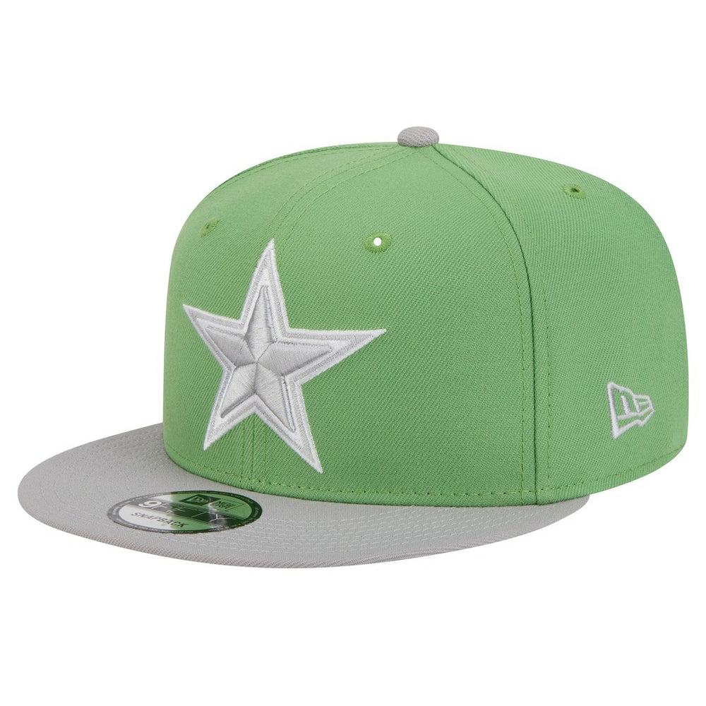 Dallas Cowboys New Era Two-Tone Color Pack 9FIFTY Snapback Hat - Green for sale