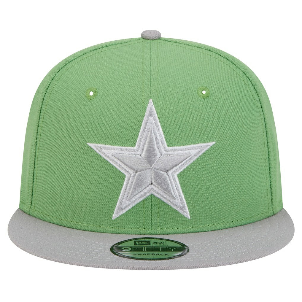 Dallas Cowboys New Era Two-Tone Color Pack 9FIFTY Snapback Hat - Green for sale