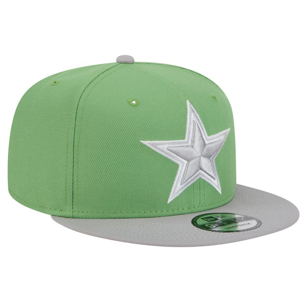 Dallas Cowboys New Era Two-Tone Color Pack 9FIFTY Snapback Hat - Green for sale