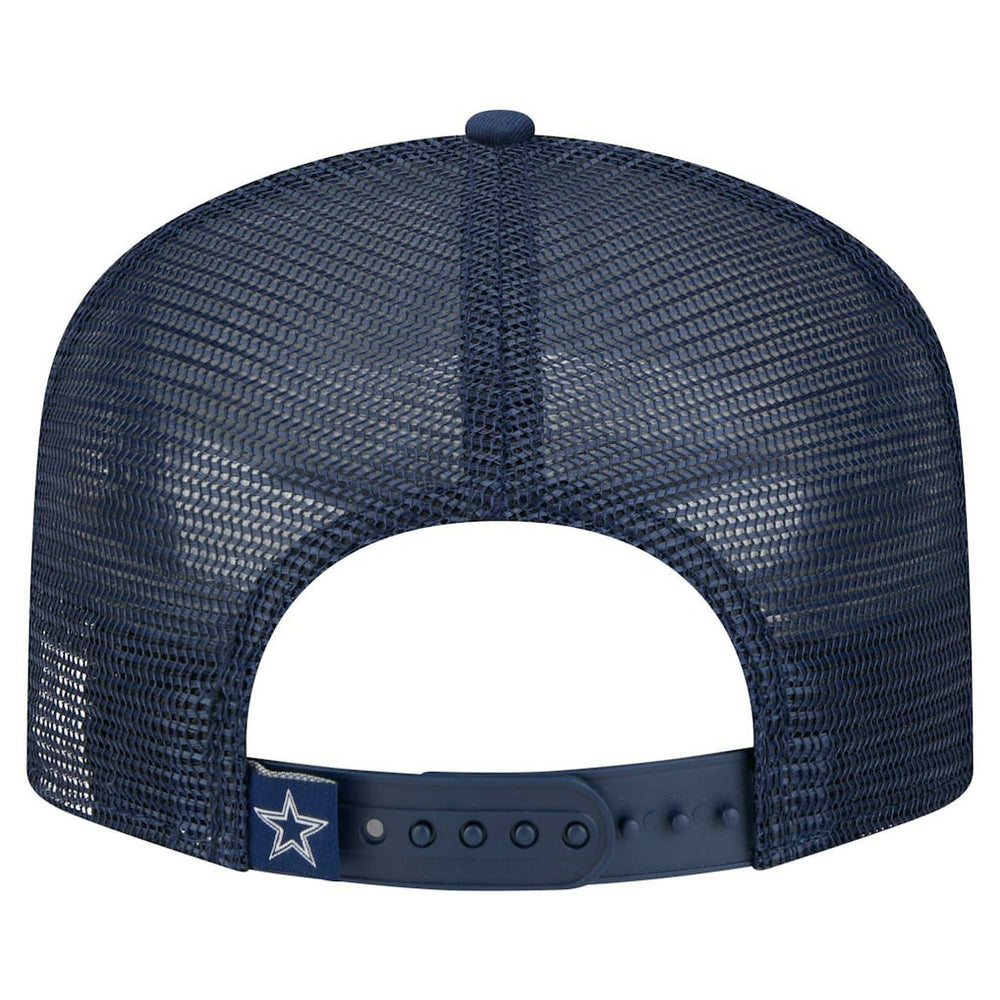 Dallas Cowboys New Era Youth Distressed 9FIFTY A-Frame Snapback Hat - White/Navy sale